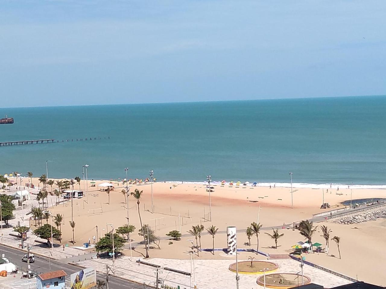 Atlântico ocean vista mar Apartamento Fortaleza  Exterior foto
